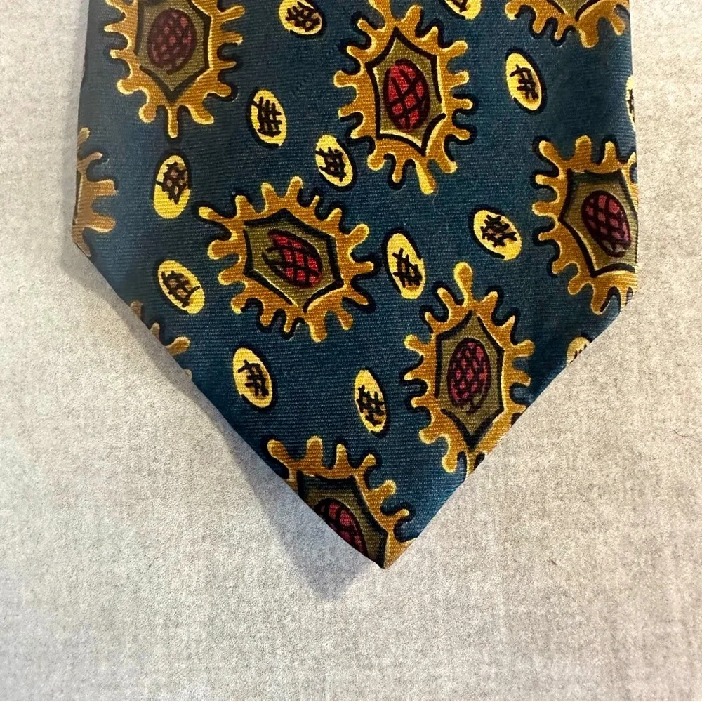 DIOR Silk Art Deco Vintage Tie